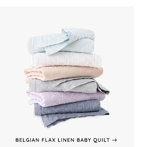 Belgian Flax Linen Baby Quilt