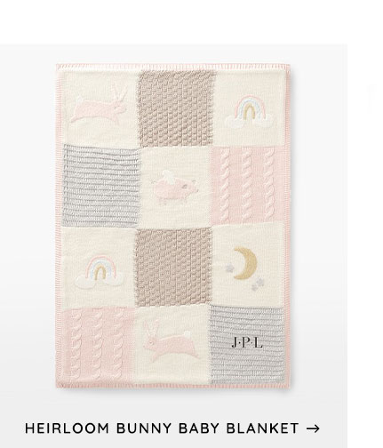 Heirloom Baby Bunny Blanket