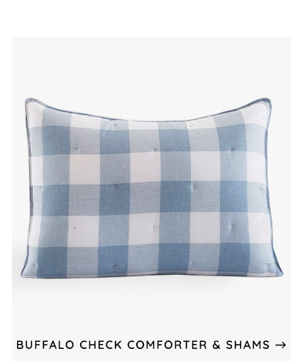 Buffalo Check Comforter & Shams