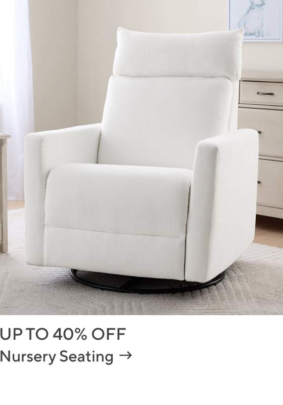 Up to 40% Off Nursery Seating