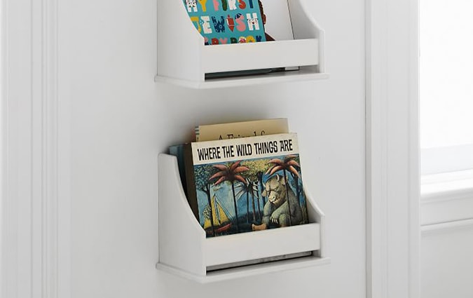 Collector’s mini book rack shelf