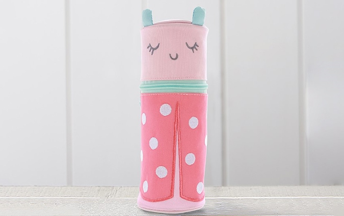 Ladybug little critters flip top pencil case