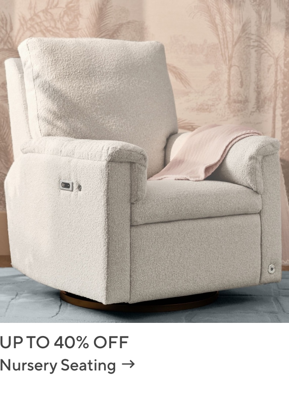 Up to 40% Off Nursery Seating