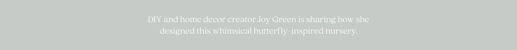 At Home With Joy Green