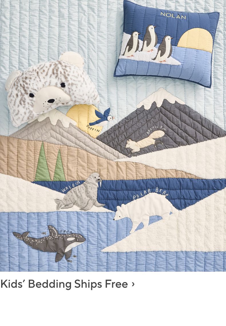 Kids' Bedding Ships Free