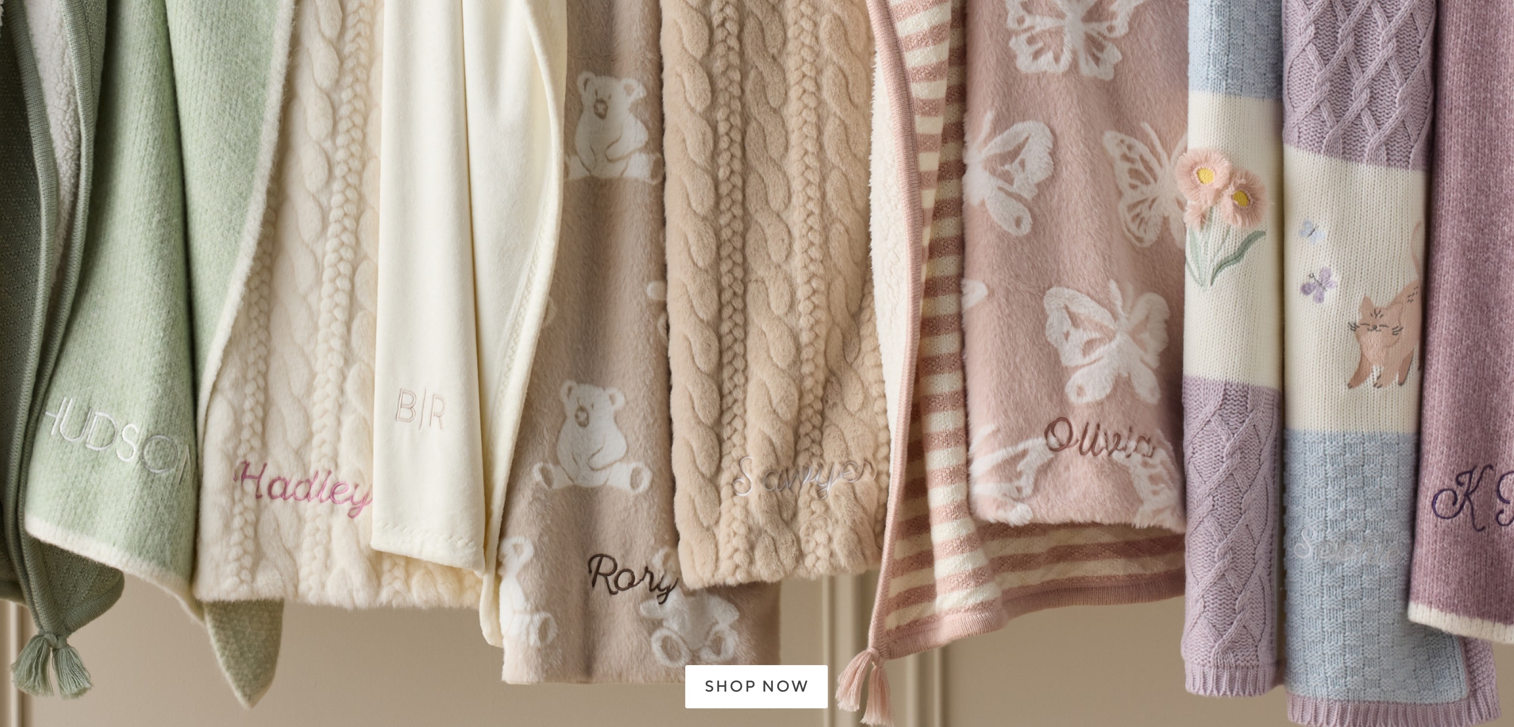 Our #1 Baby Gift - Celebrate their sweet firsts with a personalized blanket.