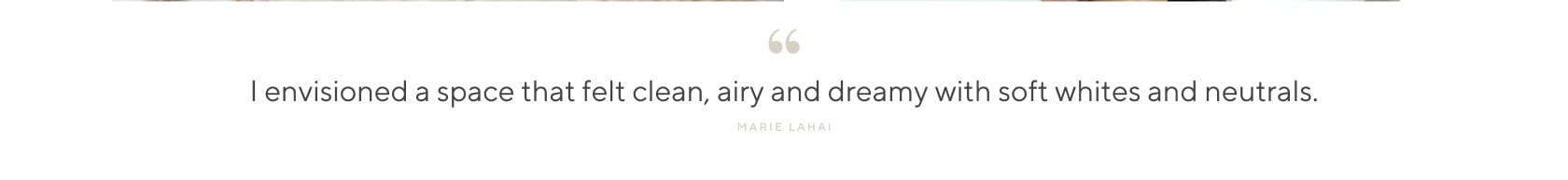 At Home With Marie Lahai