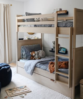 Emily Wondree's Neutral Shared Boys' Room