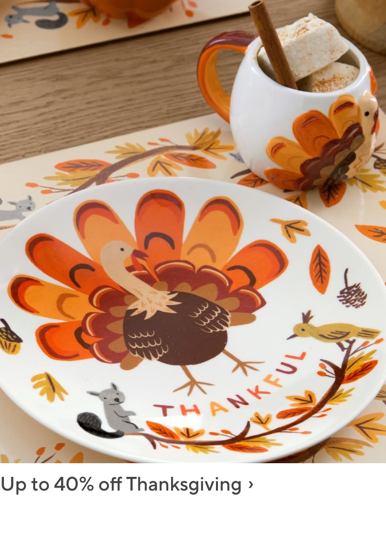 Up to 40% Off Thanksgiving