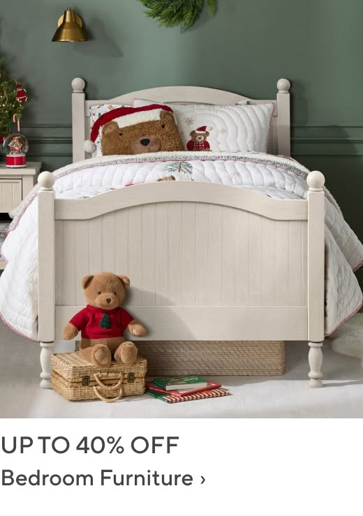 Up to 40% off Bedroom Furniture