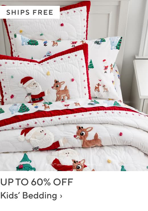 Up to 60% off Kids' Bedding