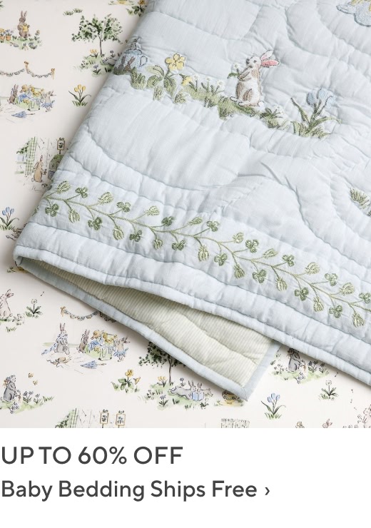 Up to 60% off Baby Bedding Ships Free