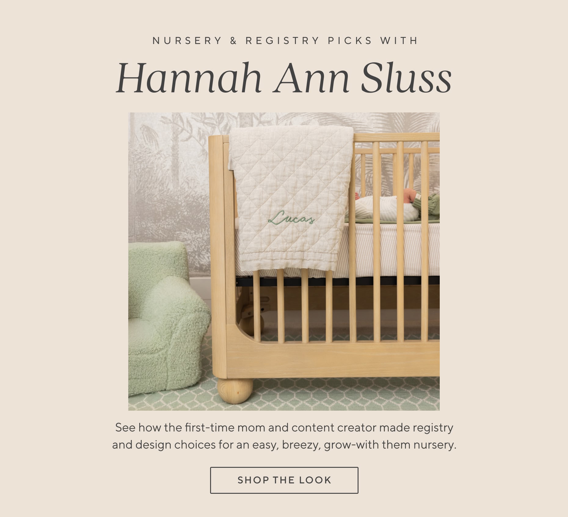 Nursery & Registry Picks with Hannah Ann Sluss