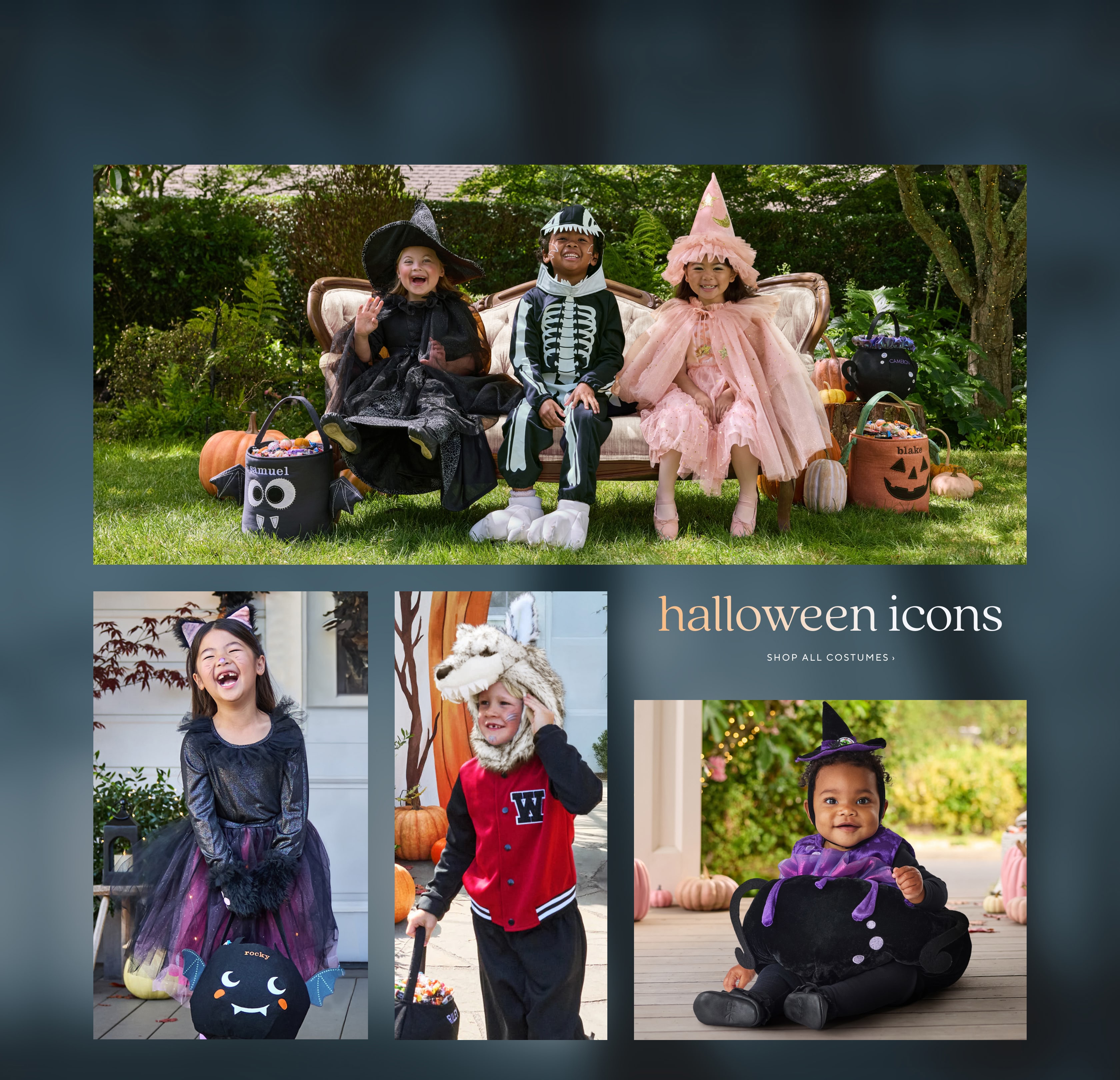 halloween icons - shop all costumes
