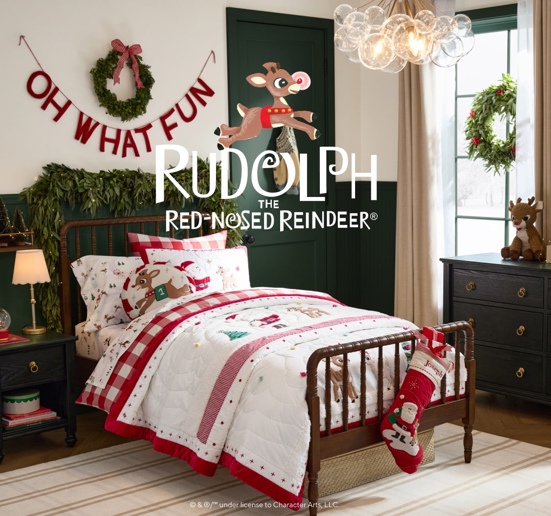 Rudolph Christmas Decor | Pottery Barn Kids