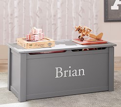 personalized toy box girl