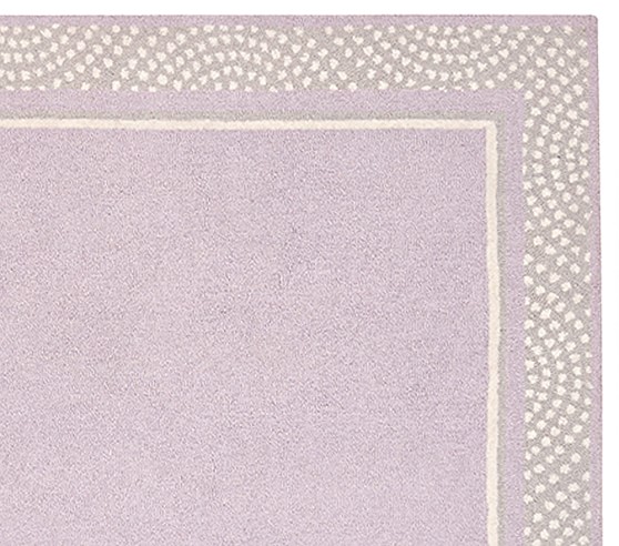 Polka Dot Border Rug Patterned Rugs Pottery Barn Kids
