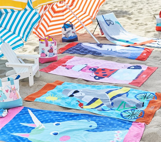 kids beach towels