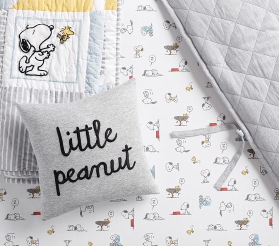 peanuts crib bedding