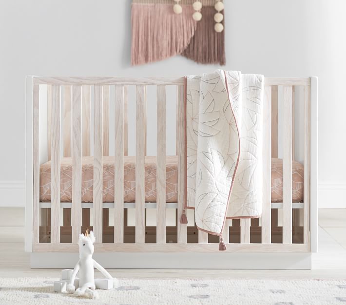 west elm x pbk Modern Convertible Crib Pottery Barn Kids