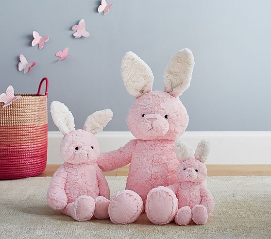 pink rabbit soft toy