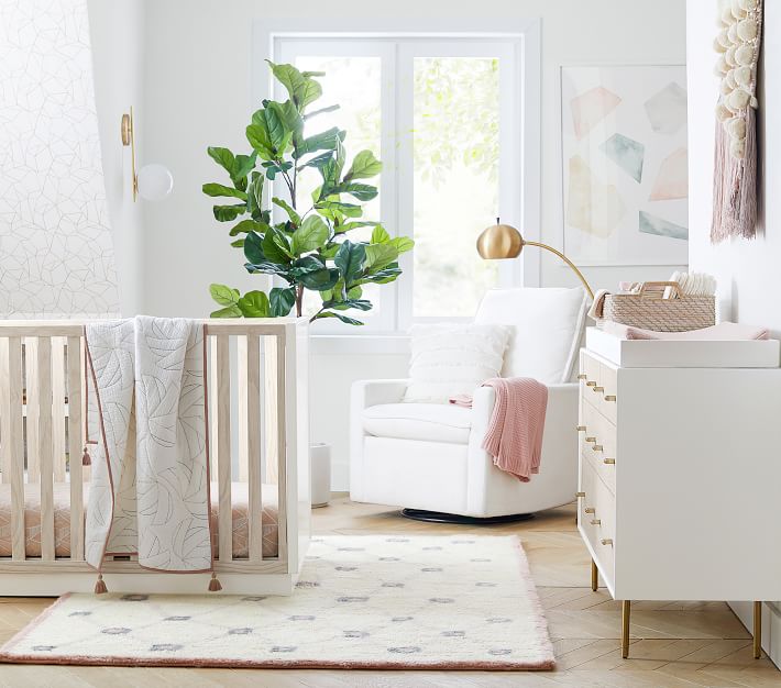 west elm x pbk Modern Convertible Crib Pottery Barn Kids