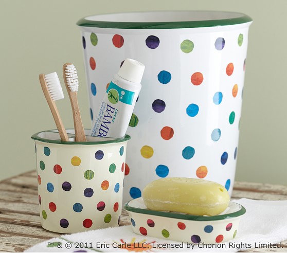 The Very Hungry Caterpillar Kids Bathroom Set Pottery Barn The Very Hungry Caterpillar Kids