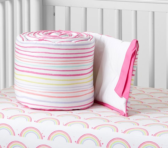 rainbow baby crib set