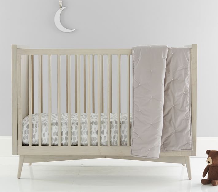 west elm x pbk MidCentury Convertible Baby Crib Pottery Barn Kids