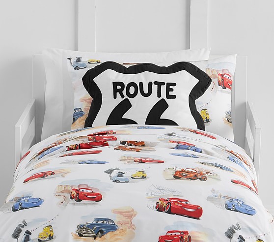 pottery barn cars sheets