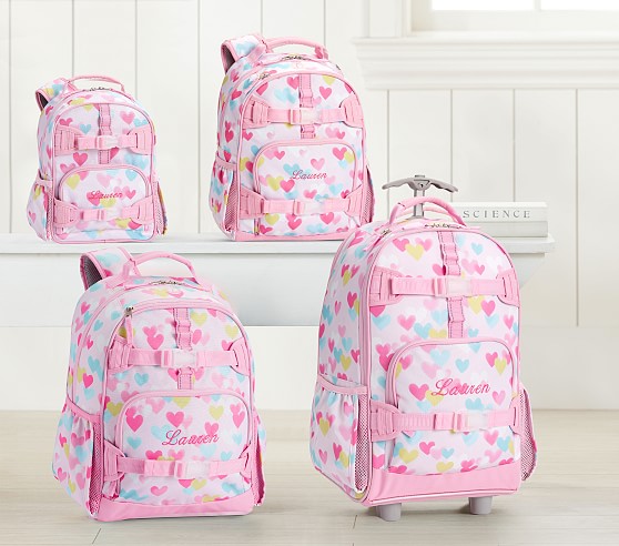 Girls Youth Girls Rainbow Shimmer Pink Quilted 16 Backpack