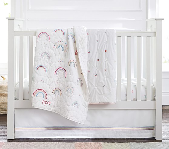 rainbow baby bedding