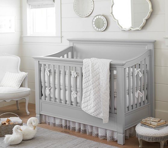 silver crib