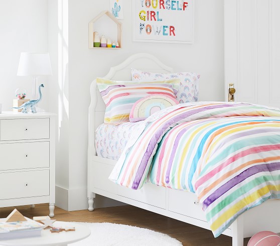 rainbow twin bed sheets