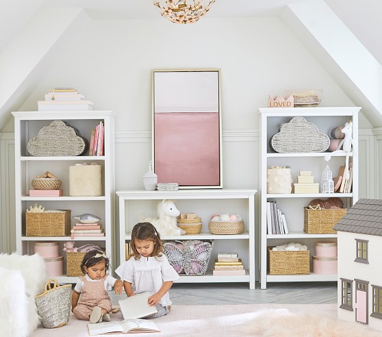 pottery barn baby bookshelf