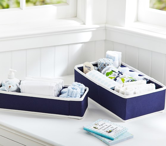 navy changing table