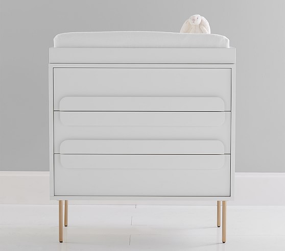 white changing table dresser