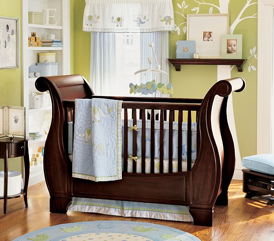 Eli S Elephant Nursery Bedding Set Pottery Barn Kids Eli S Elephant Nursery Bedding Set
