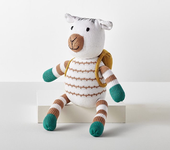 Handmade Fair Trade Stuffed Animal Knit with Alpaca Wool Adorable Owl Plush Toy