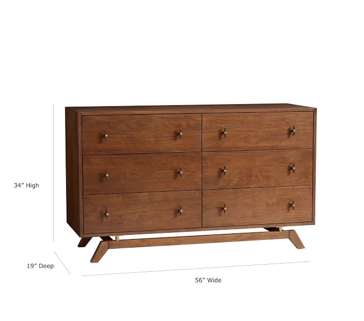 Lennox Extra Wide Modern Kids Dresser | Pottery Barn Kids