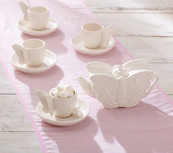 pottery barn wooden tea set