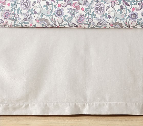 pottery barn kids crib skirt