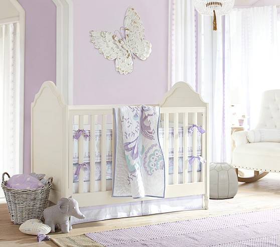 baby girl butterfly crib bedding