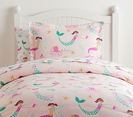 pottery barn kids mermaid sheets