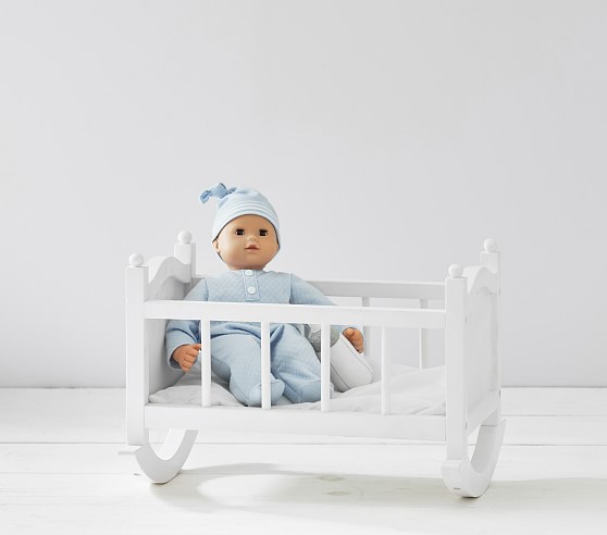 pottery barn doll cradle