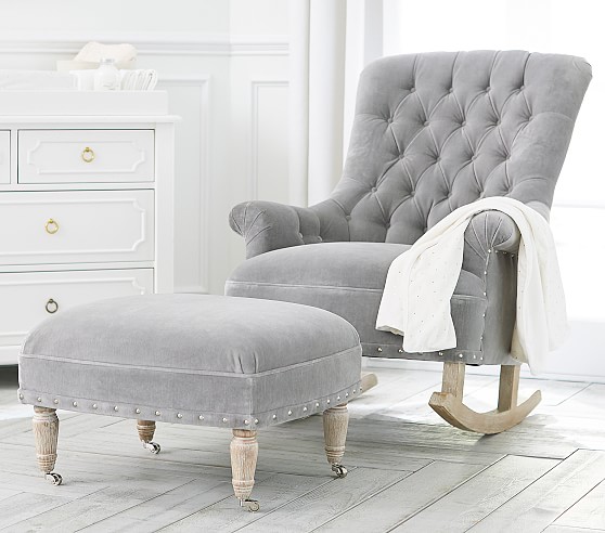 zoe tufted rocking chair
