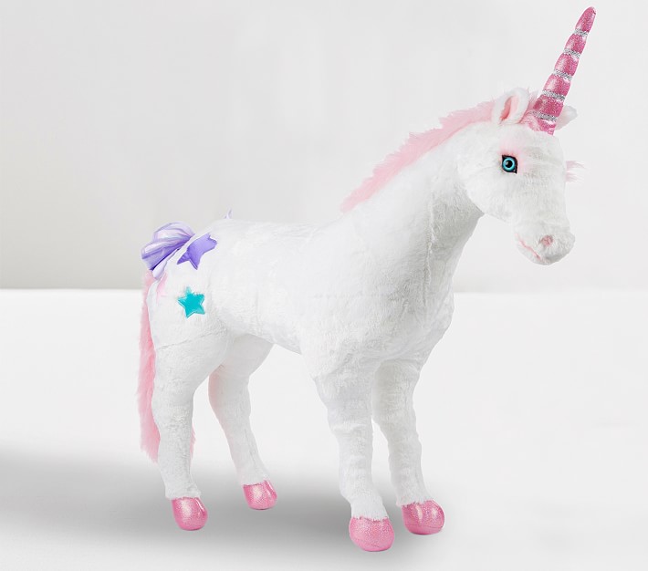 giant plush unicorn melissa doug