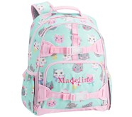 mackenzie aqua pink princess kitty backpacks