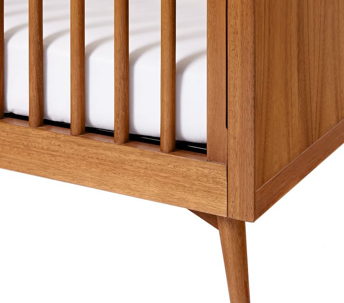 west elm x pbk MidCentury MiniCrib with Mattress Baby Crib