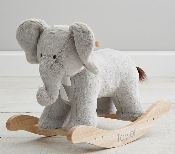 Nursery Elephant Plush Rocker | Animal 